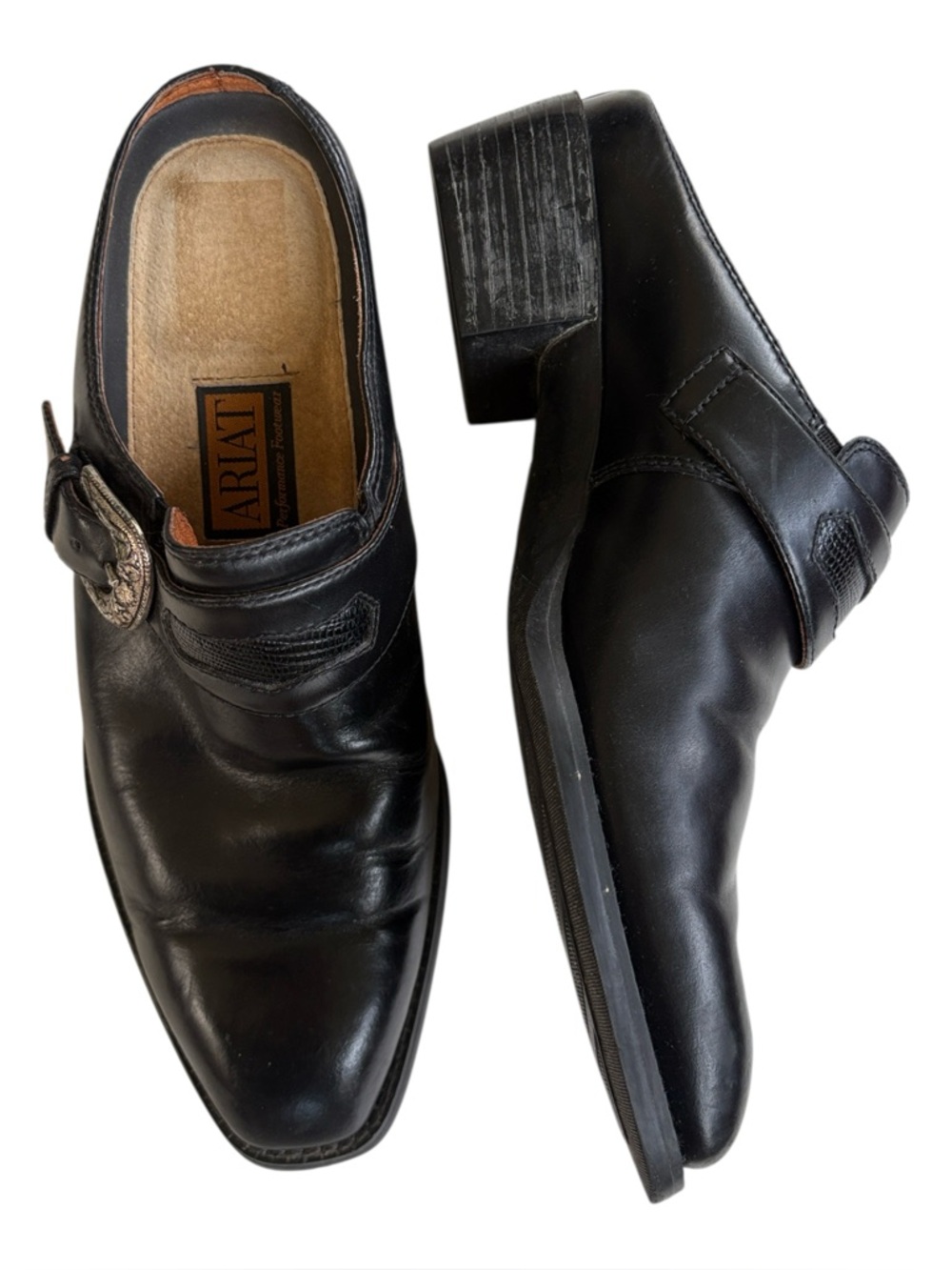 Ariat Leather Western Mules Size 8.5